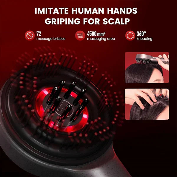 ᴀʀᴀʙɪᴀɴ ᴘɪᴄᴋꜱ™ Scalp Massager Brush (Red) – فرشاة تدليك فروة الرأس (حمراء)