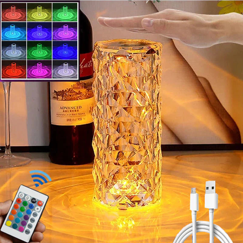 ᴀʀᴀʙɪᴀɴ ᴘɪᴄᴋꜱ™LED Crystal Table Lamp